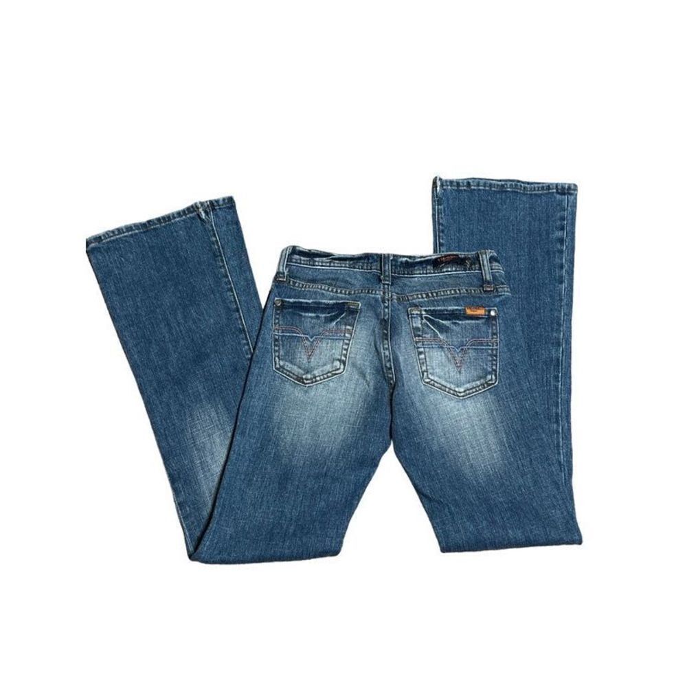 Vigoss Whitewashed Denim Flared Leg Jeans Size 1